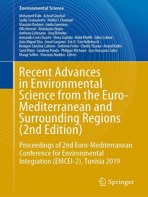 cover image of Recent Advances in Environmental Science from the Euro-Mediterranean and Surrounding Regions ()